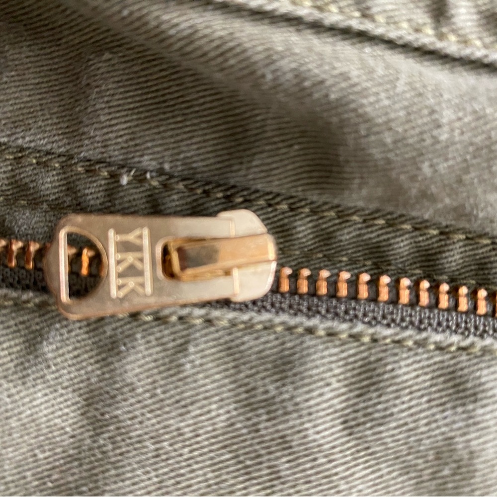 J.Crew Olive Jacket with Gold Zipper - Picture 11 of 14